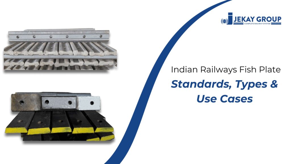 Indian Railways Fish Plate Standards, Types & Use Cases